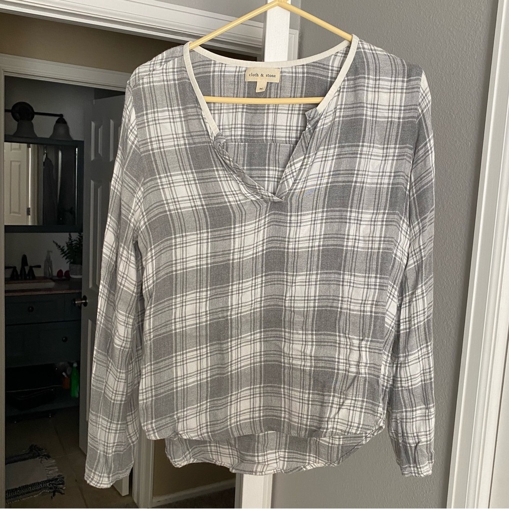 Cloth & Stone Flannel Top